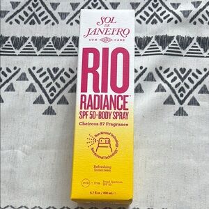 Used 1 time! Like new!! Sol de Janeiro Rio Radiance SPF 50 Spray